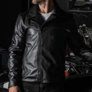 Giacche Thursday Boots Motorcycle Uomo Nere | ALI4534QK