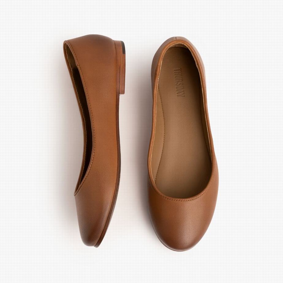Ballerine Thursday Boots Feliz Donna Toffee | SIR182OO