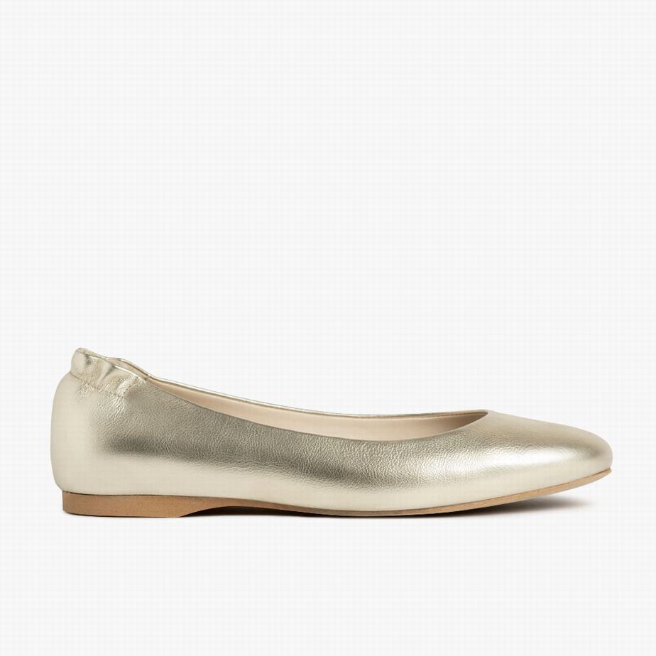 Ballerine Thursday Boots Scrunch Donna Oro | YPO1169ZM