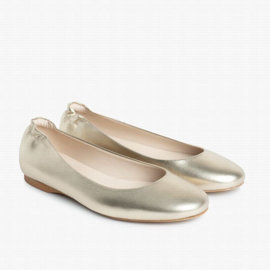 Ballerine Thursday Boots Scrunch Donna Oro | YPO1169ZM