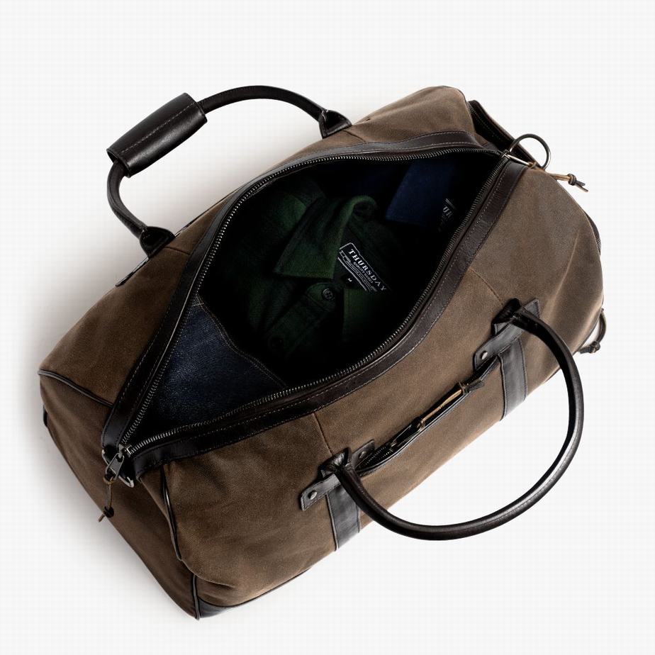 Borsa Da Viaggio Thursday Boots Weekender Uomo Caffè | XOD689FN