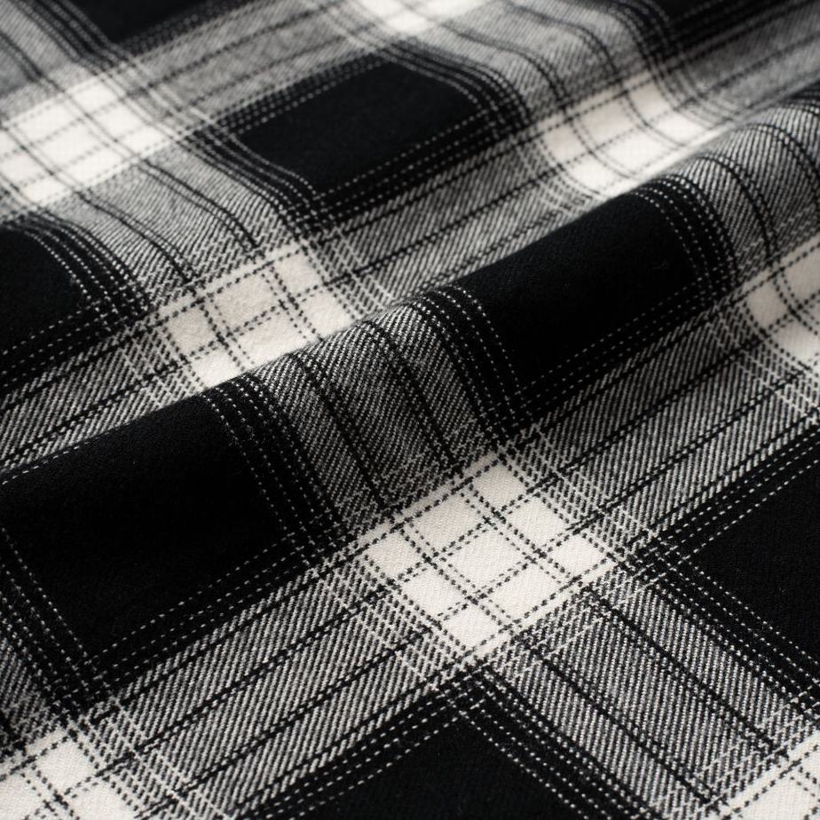 Camicie Thursday Boots Forever Flannel Uomo Nere Crema | VUU10081GP