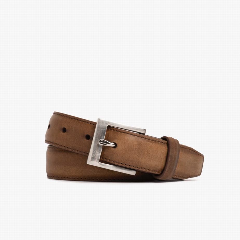 Cinture Thursday Boots Classic Leather Uomo Marroni | HQE531WB