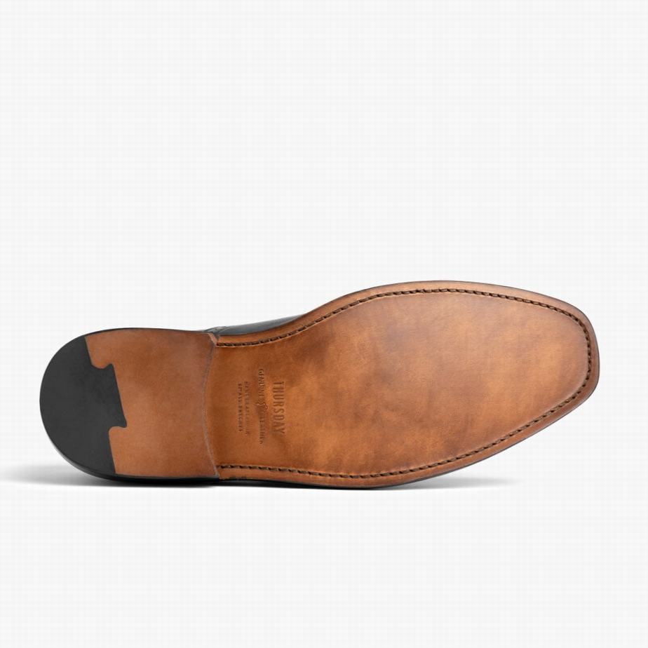 Scarpe da Sera Thursday Boots Broadway Uomo Nere | HVG1575SF