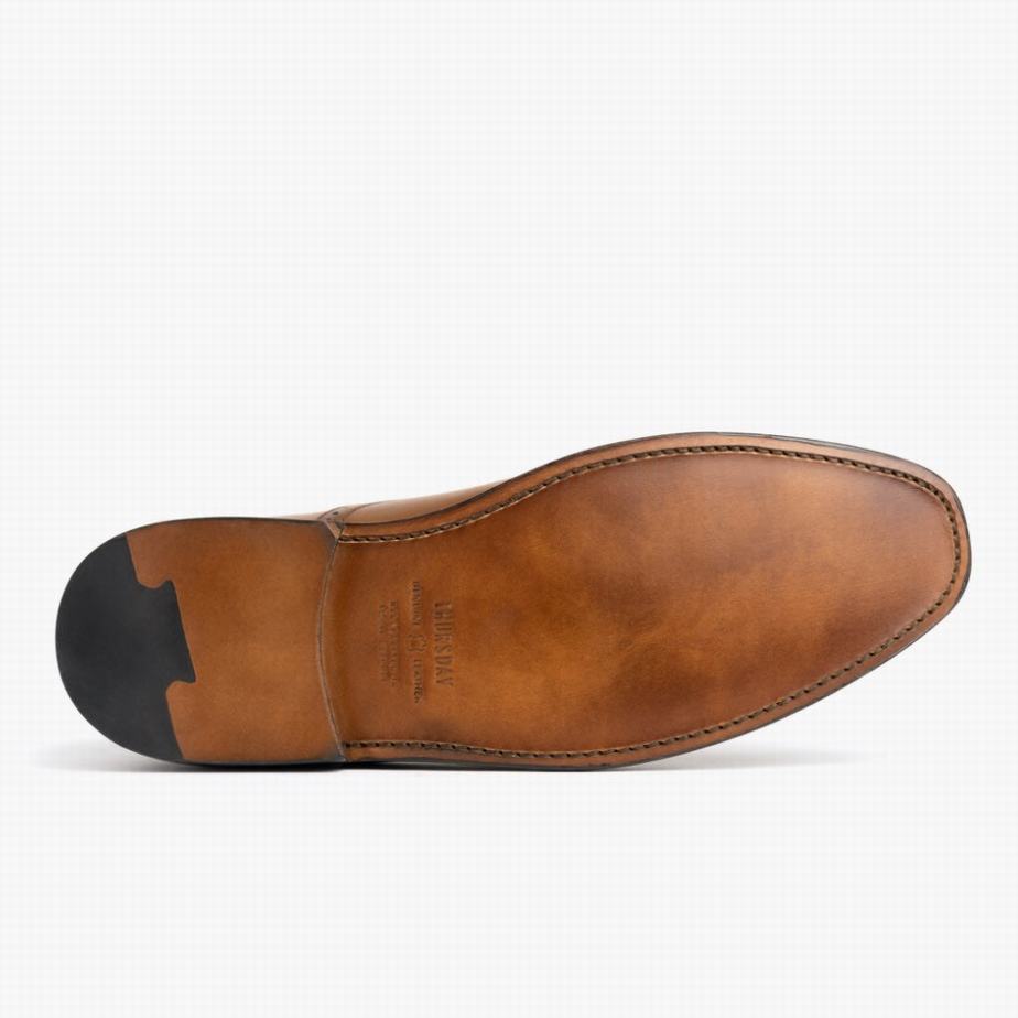 Scarpe da Sera Thursday Boots Broadway Uomo Toffee | NSS5646IX