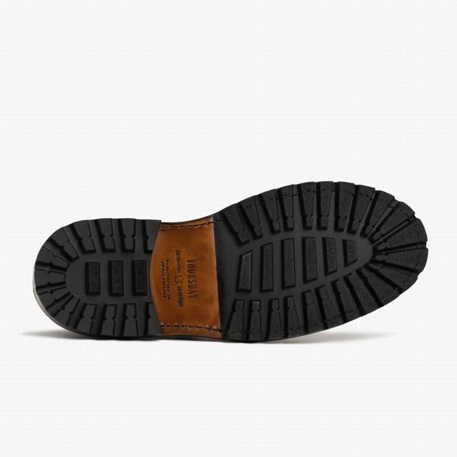 Scarpe da Sera Thursday Boots Statesman Uomo Marroni | ZUH9911JI