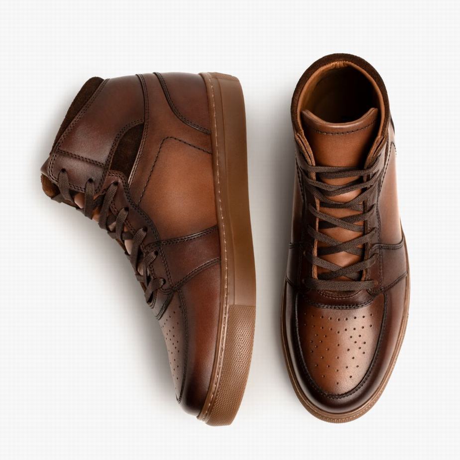 Sneakers Alte Thursday Boots Showtime Uomo Brandy | LFK9312BB