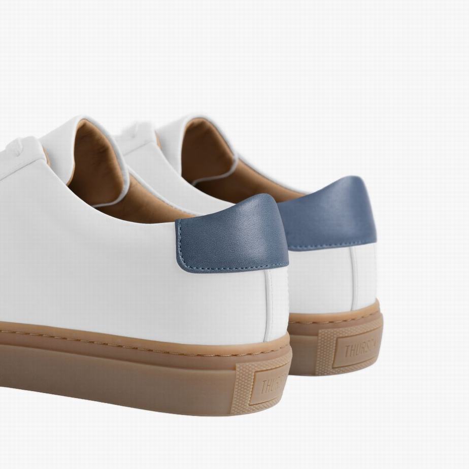 Sneakers Basse Thursday Boots Legacy Donna Bianche Indaco | QTD1213UC