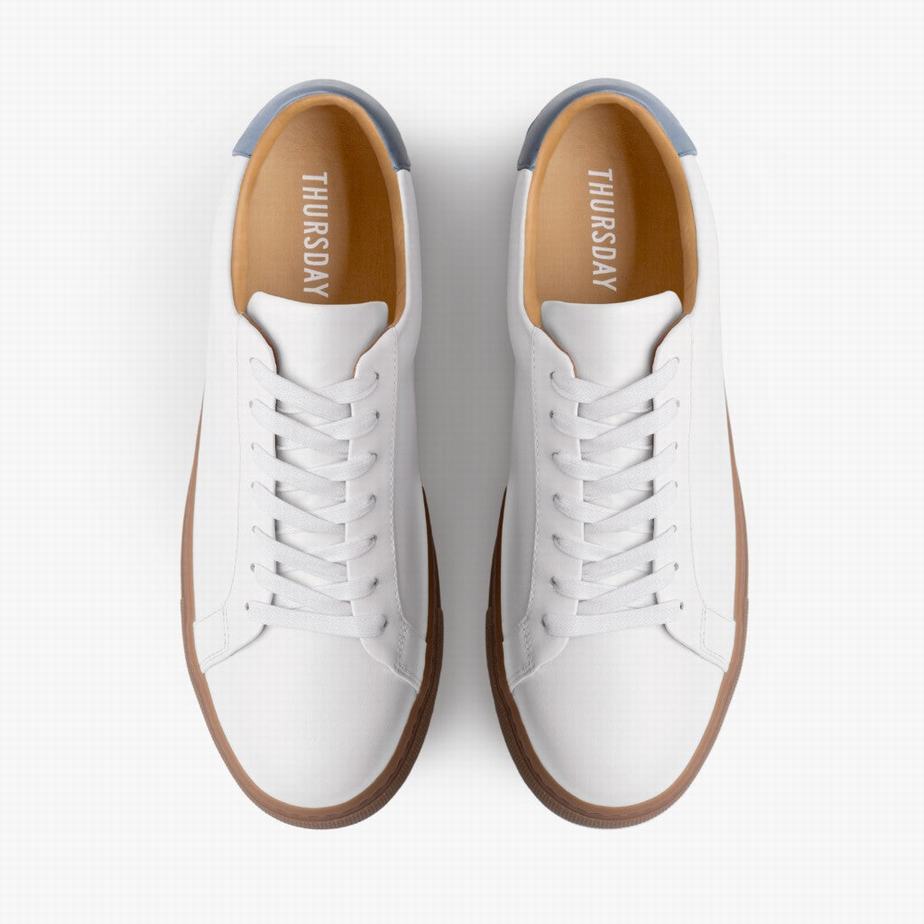 Sneakers Basse Thursday Boots Legacy Donna Bianche Indaco | QTD1213UC