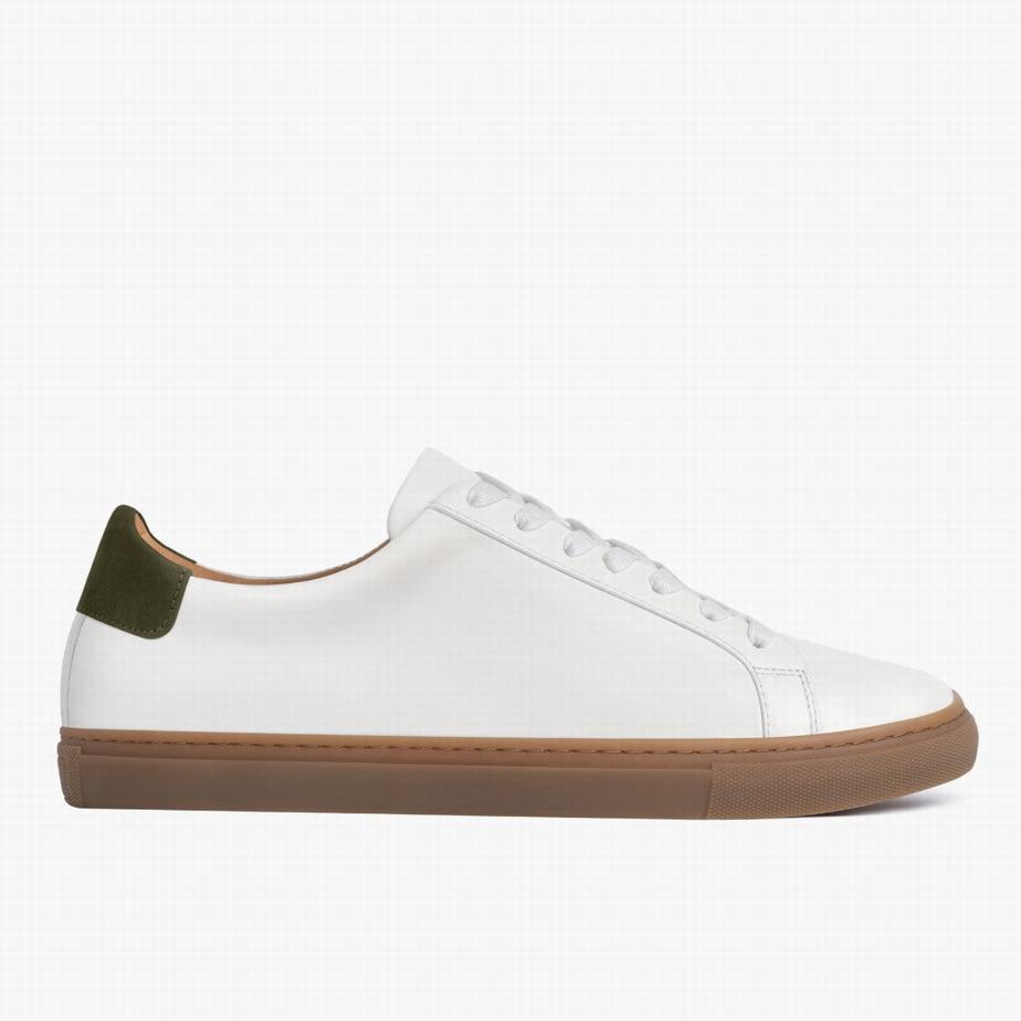 Sneakers Basse Thursday Boots Legacy Uomo Bianche Verdi | CRS7680MF