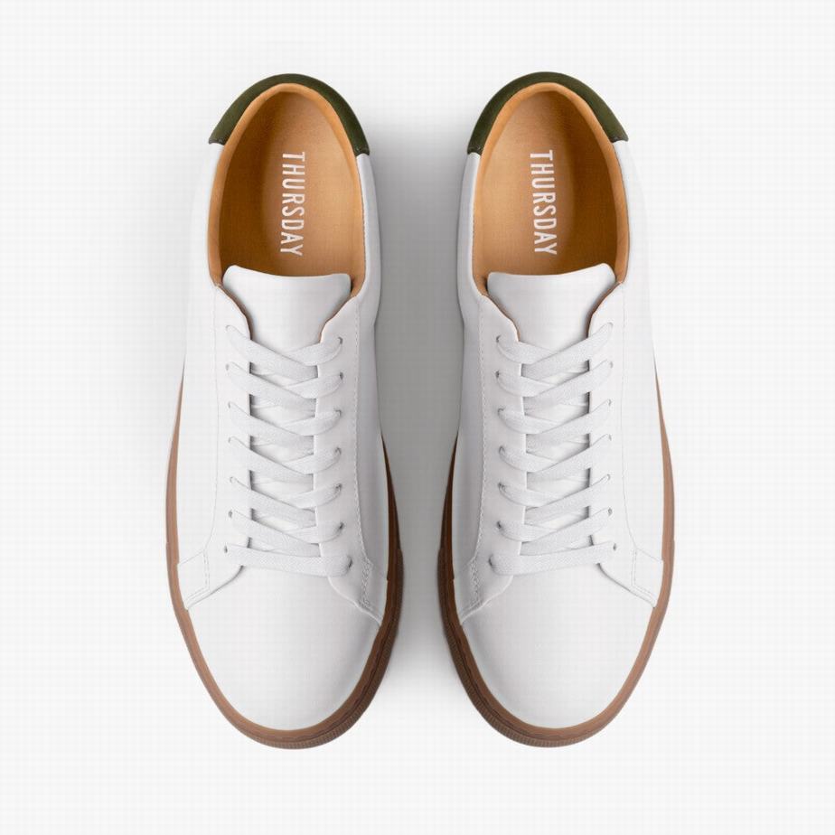 Sneakers Basse Thursday Boots Legacy Uomo Bianche Verdi | CRS7680MF
