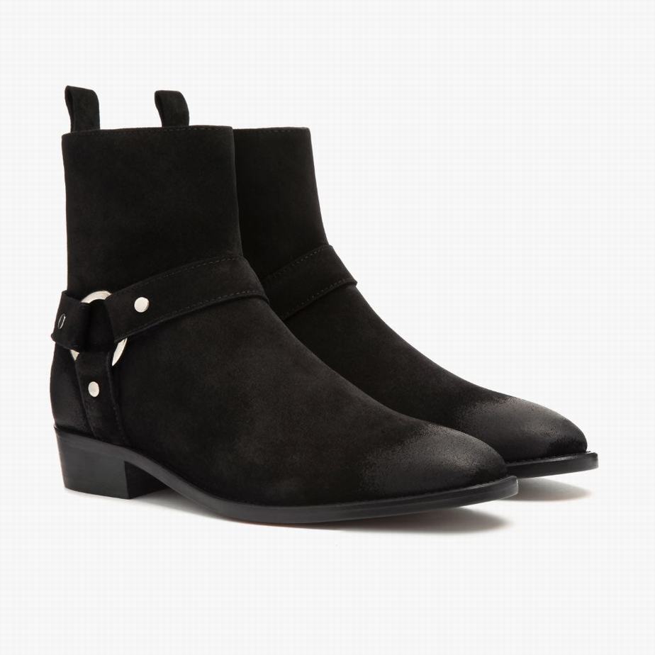 Stivaletti Chelsea Thursday Boots Harness Uomo Nere | AWE346DO