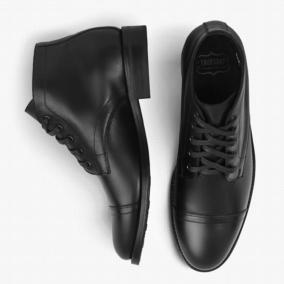 Stivali Chukka Thursday Boots Cadet Uomo Nere | TWP6772SX
