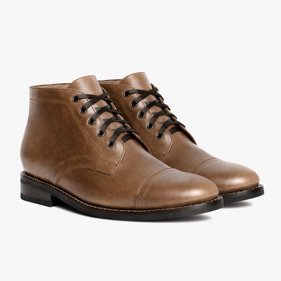 Stivali Stringati Thursday Boots Cadet Uomo Beige | LQB3775AU