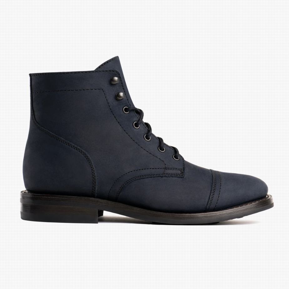 Stivali Stringati Thursday Boots Captain Uomo Blu Marino | VYV6469PM