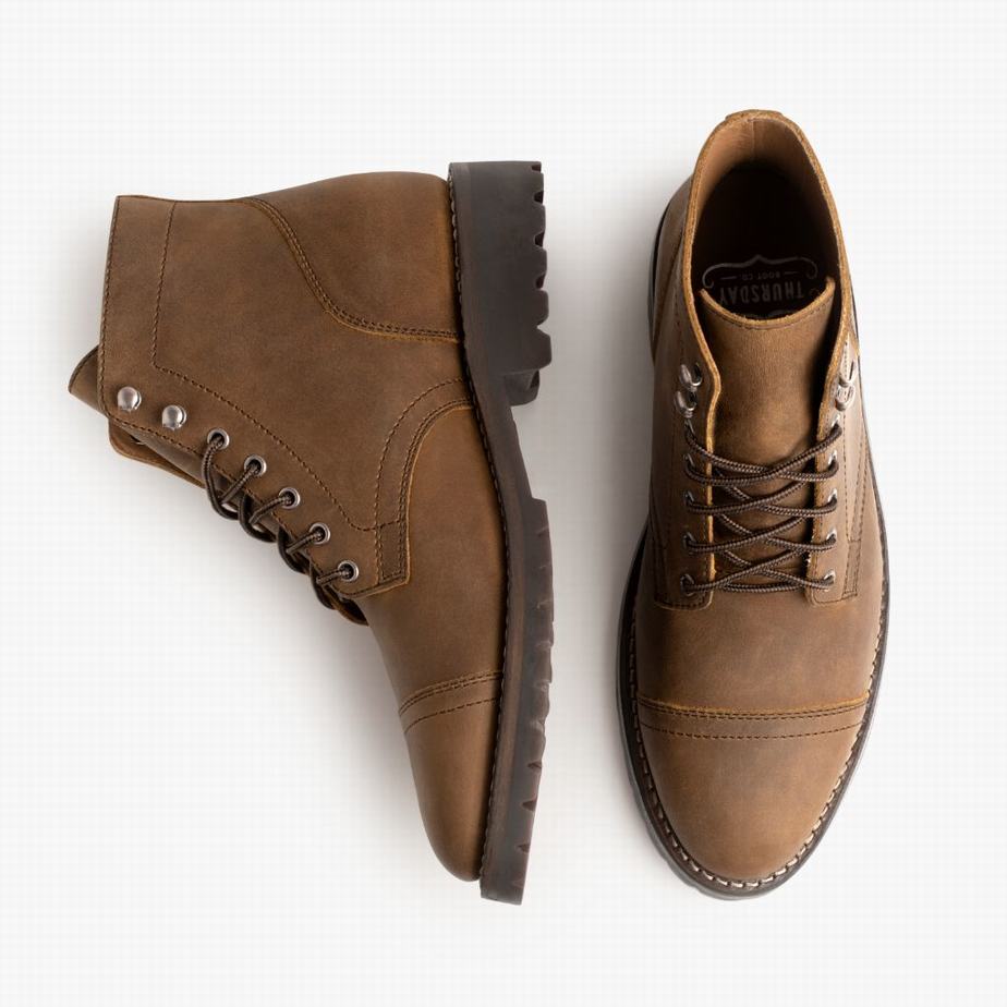 Stivali Stringati Thursday Boots Captain StormKing® Uomo Marroni | XCO728XF