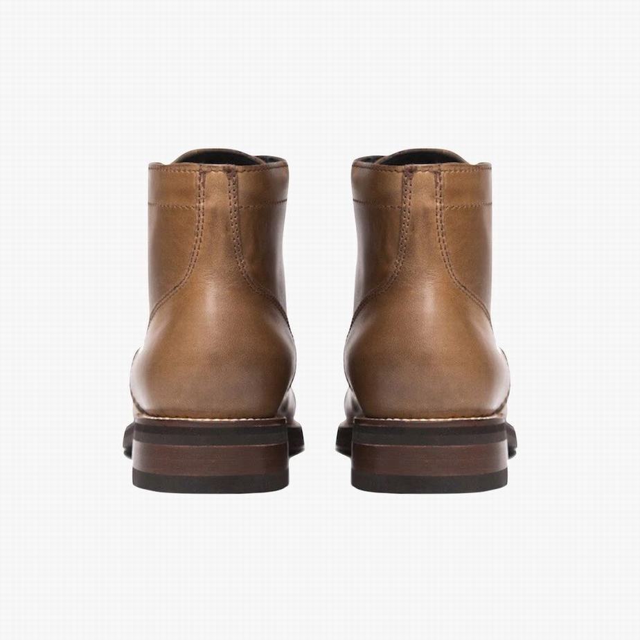 Stivali Stringati Thursday Boots Captain Uomo Beige | WEF6517VU