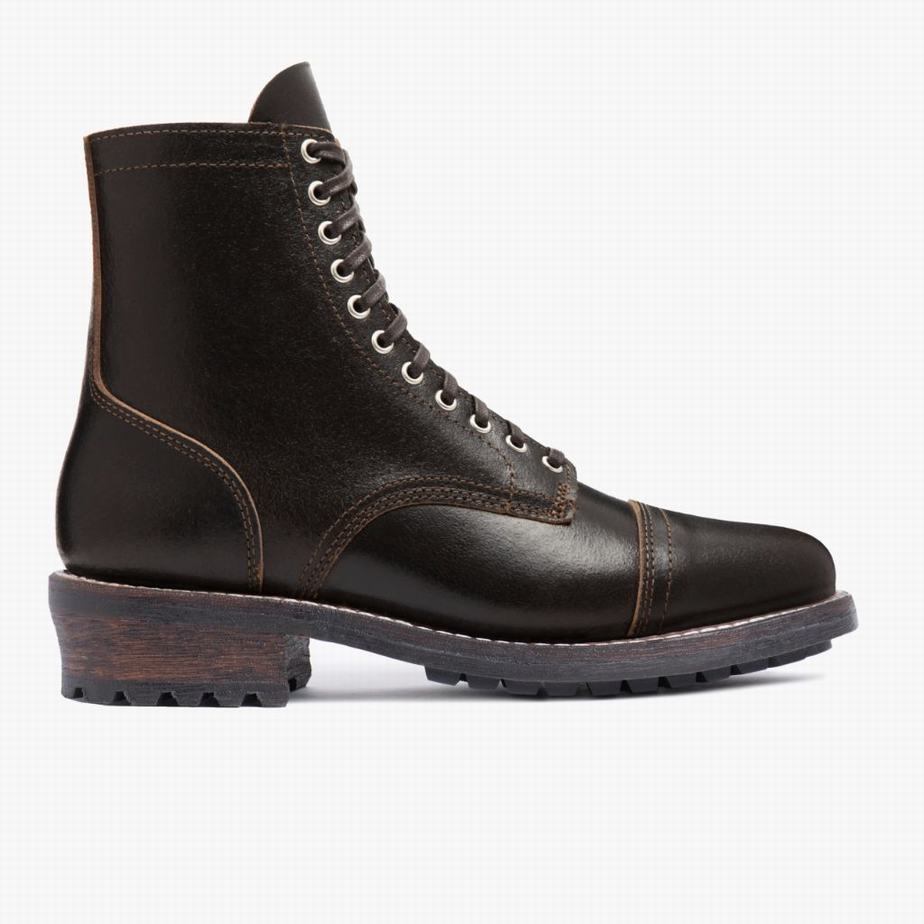 Stivali Stringati Thursday Boots Logger Uomo Caffè | YNO6774YM