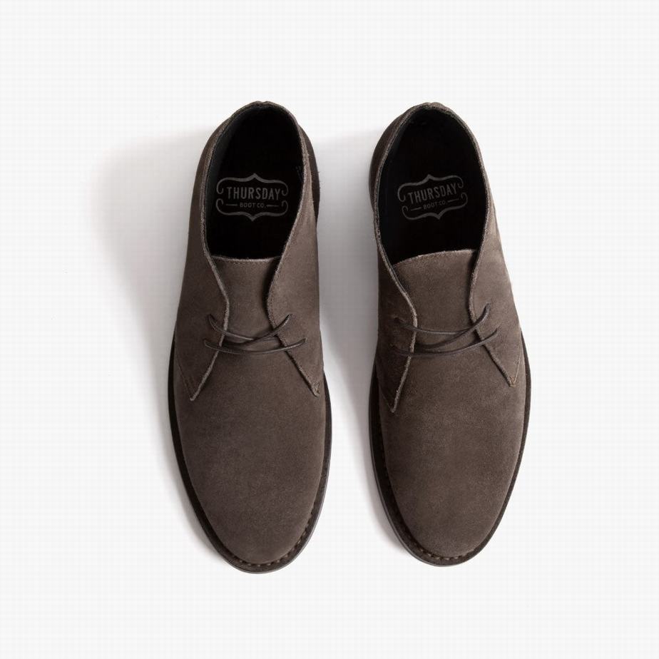 Stivali Stringati Thursday Boots Scout Uomo Grigie | YUZ4063FI