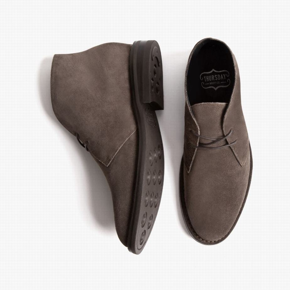Stivali Stringati Thursday Boots Scout Uomo Grigie | YUZ4063FI