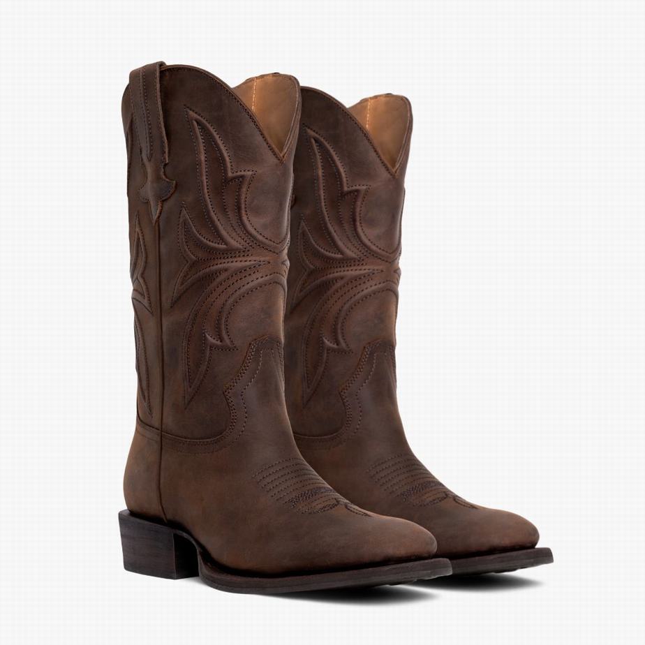 Stivali Western Thursday Boots Desperado Uomo Cioccolato | RYG1375NV