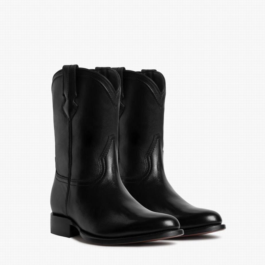 Stivali Western Thursday Boots Frontier Uomo Nere | BCL8656CP