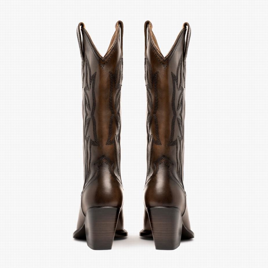 Stivali Western Thursday Boots Rodeo Donna Cioccolato | WGT6851DF